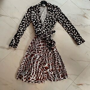 DVF jersey wrap dress